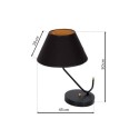 MiLagro VICTORIA BLACK MLP4914 niepowtarzalne oświetlenie wnętrza