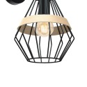 MiLagro CLIFF BLACK MLP5523 niepowtarzalne oświetlenie wnętrza