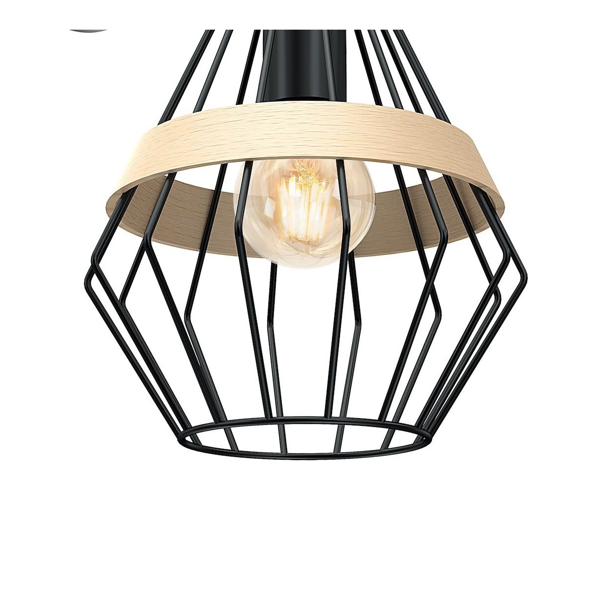 MiLagro CLIFF BLACK MLP5523 niepowtarzalne oświetlenie wnętrza