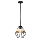 MiLagro Lampa wisząca CLIFF BLACK 1xE27 MLP5524