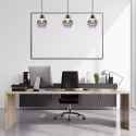 MiLagro Lampa wisząca CLIFF BLACK 1xE27 MLP5524