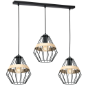 MiLagro CLIFF BLACK 3xE27 nowoczesne lampy do wnętrz