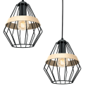 MiLagro CLIFF BLACK 3xE27 nowoczesne lampy do wnętrz