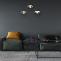 MiLagro CLIFF BLACK 3xE27 nowoczesne lampy do wnętrz