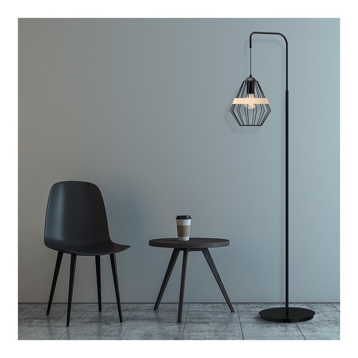 MiLagro CLIFF BLACK MLP5528 designerskie lampy LED