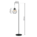 MiLagro CLIFF BLACK MLP5528 designerskie lampy LED