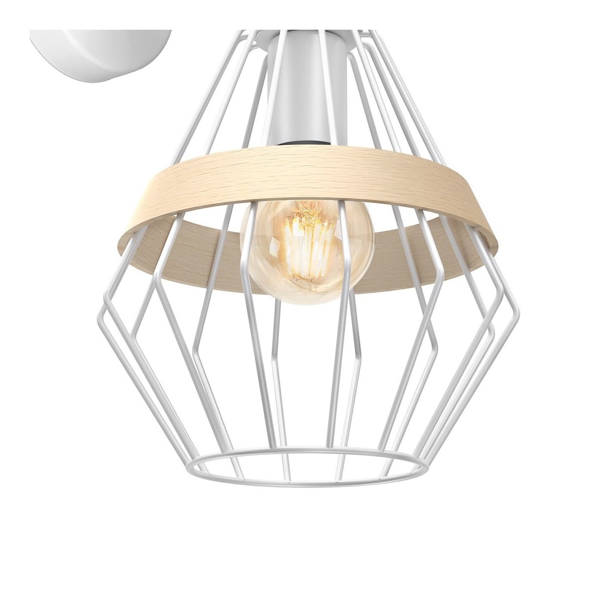 MiLagro Kinkiet Cliff 1xE27 Biały MLP5517