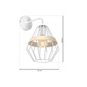 MiLagro CLIFF biały MLP5517 wyjątkowa iluminacja