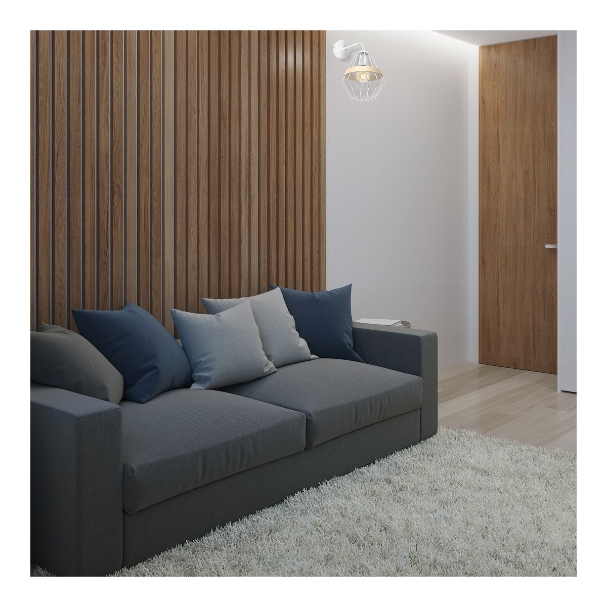 MiLagro Kinkiet Cliff 1xE27 Biały MLP5517