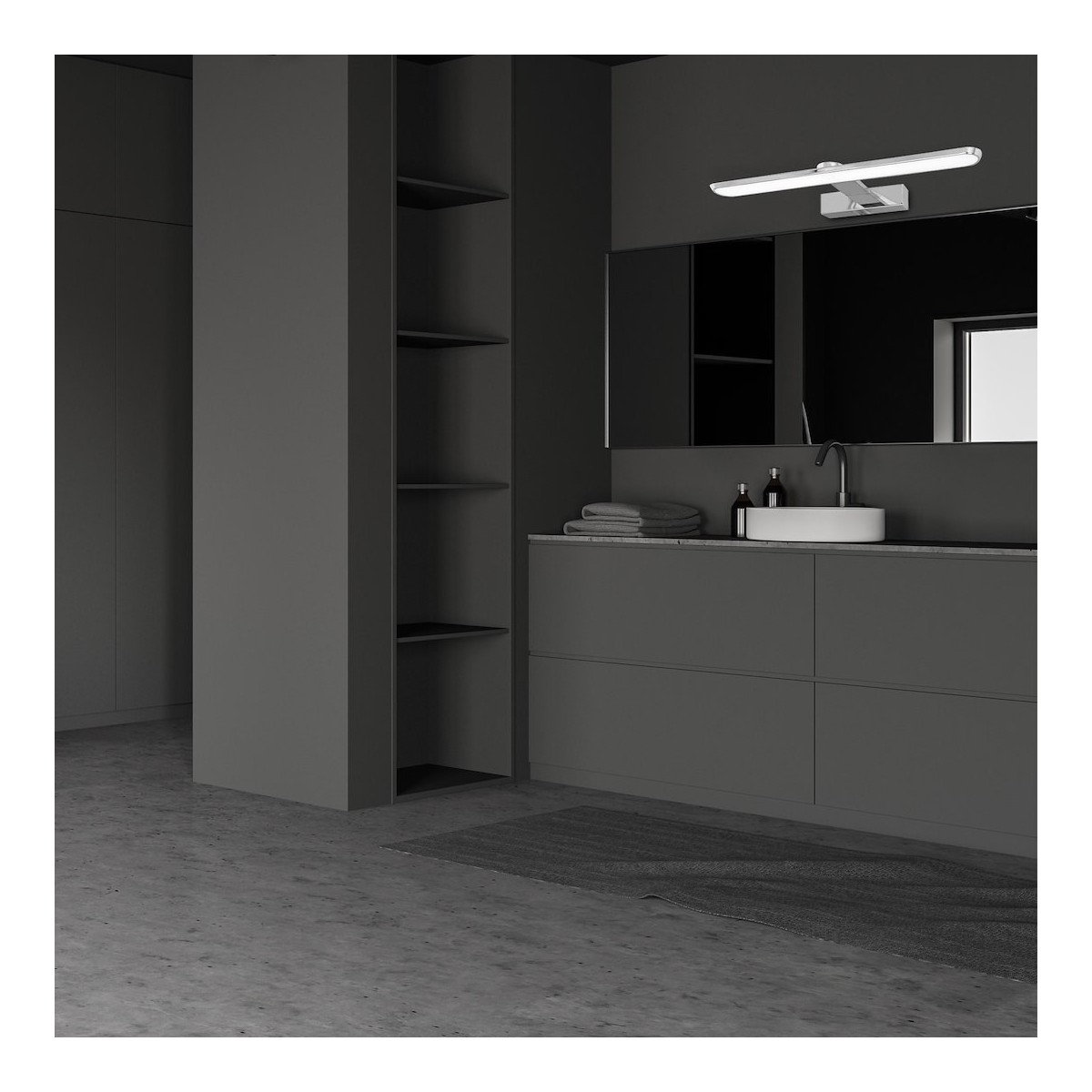 MiLagro Kinkiet SPLASH CHROME 40cm 8W LED ML5613