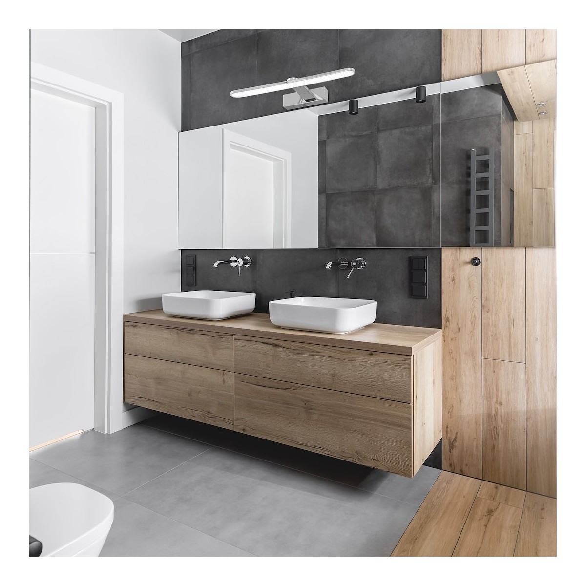 MiLagro Kinkiet SPLASH CHROME 40cm 8W LED ML5613