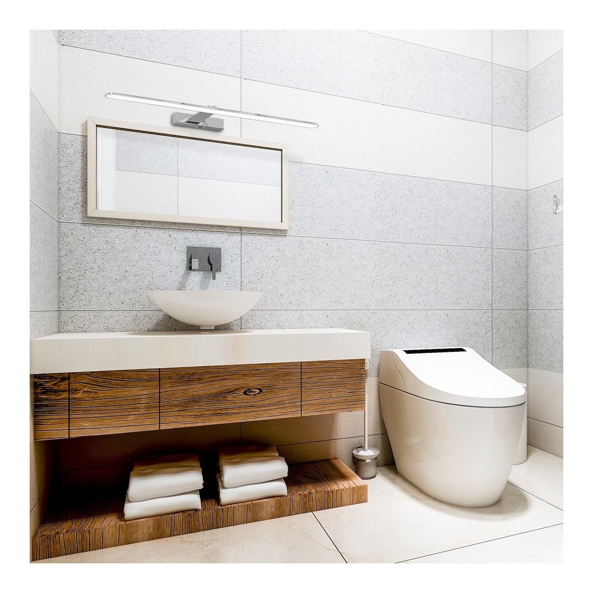 MiLagro Kinkiet SPLASH CHROME 60cm 12W LED ML5614