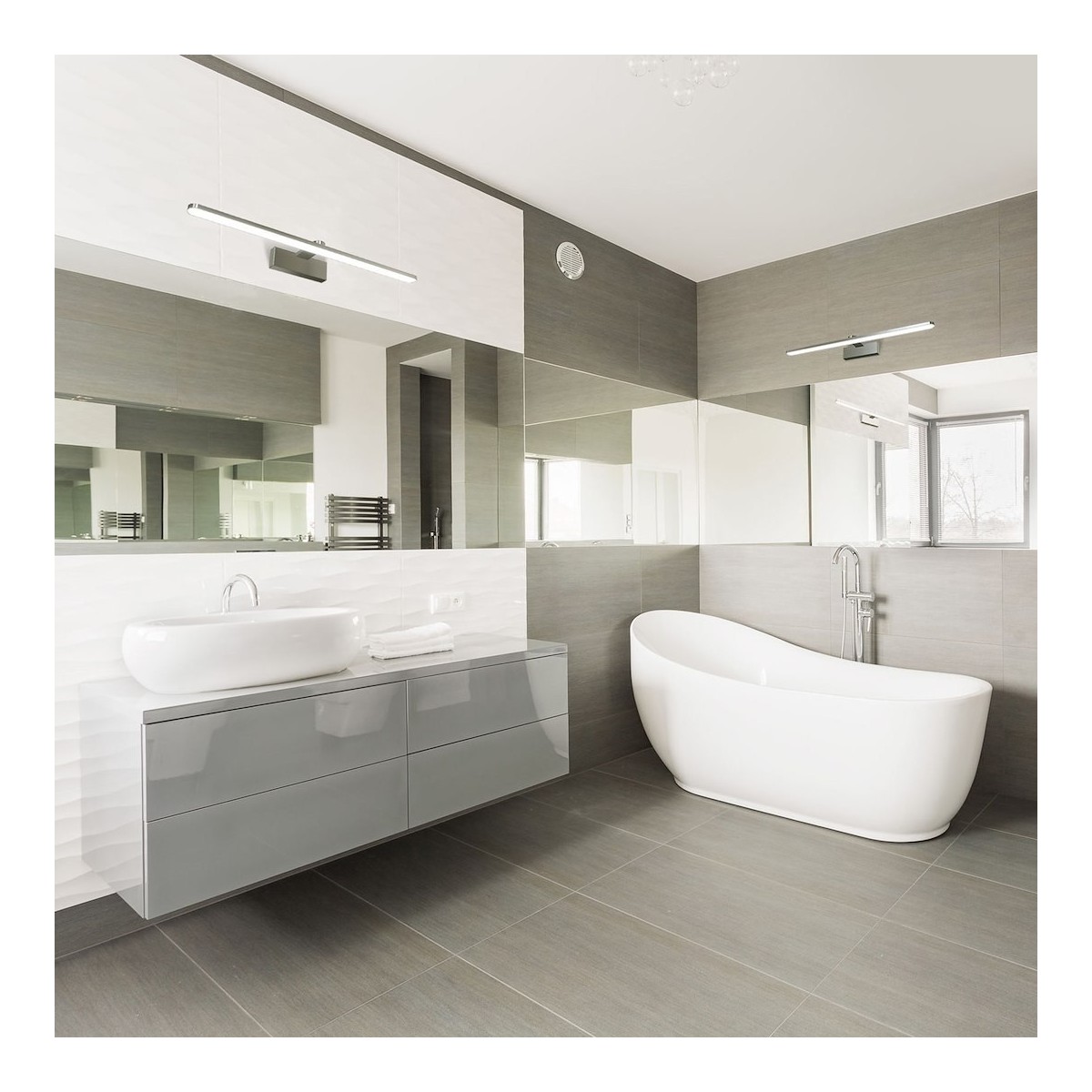 MiLagro Kinkiet SPLASH CHROME 60cm 12W LED ML5614