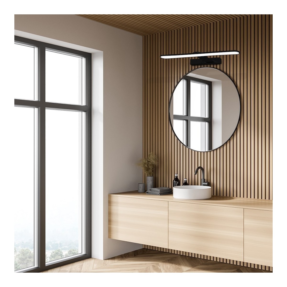 MiLagro SPLASH BLACK 40 cm LED oryginalne źródło światła