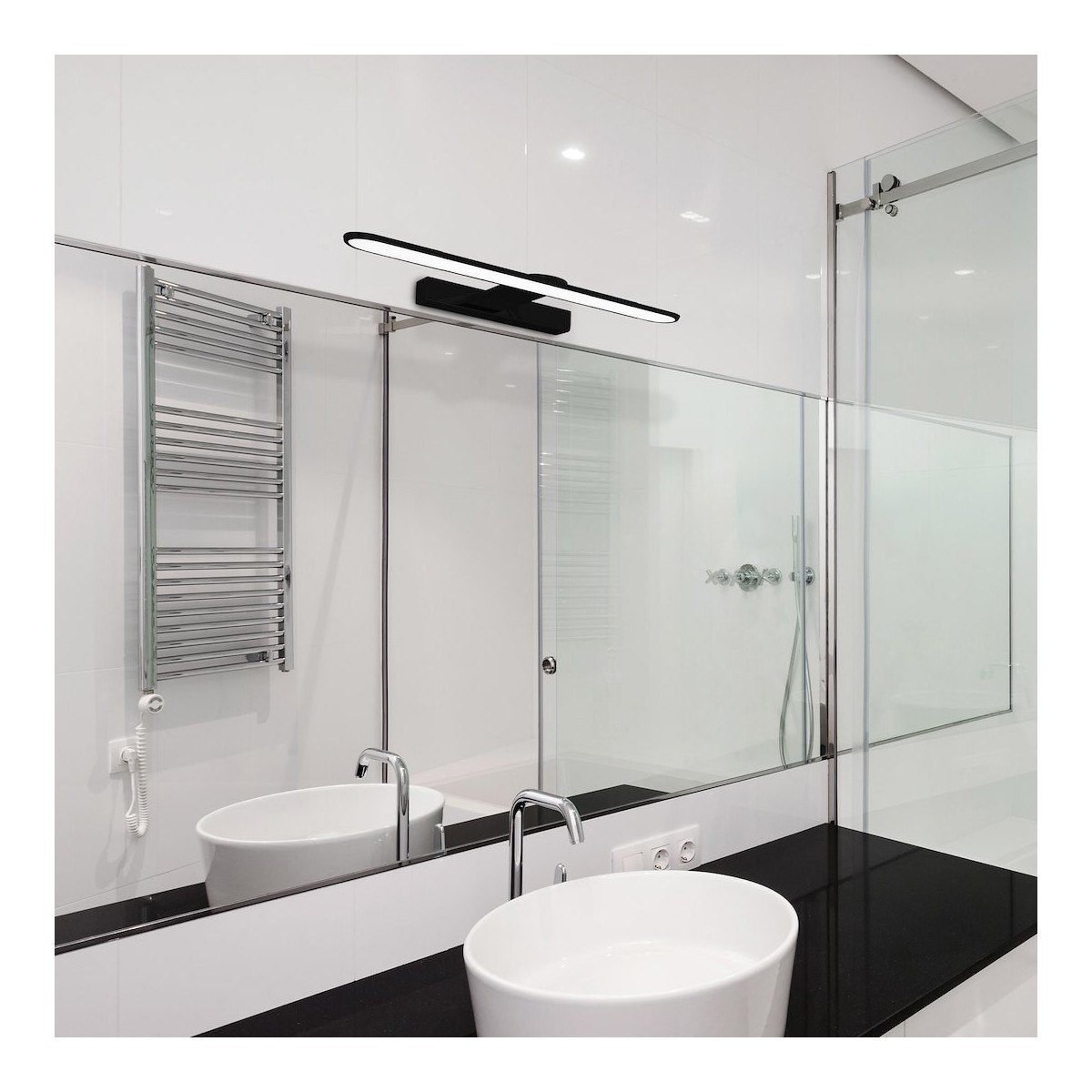 MiLagro SPLASH BLACK 40 cm LED oryginalne źródło światła