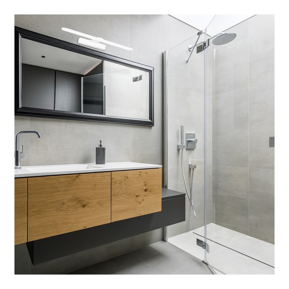 MiLagro Kinkiet Splash 40cm 8W LED Biały ML5617