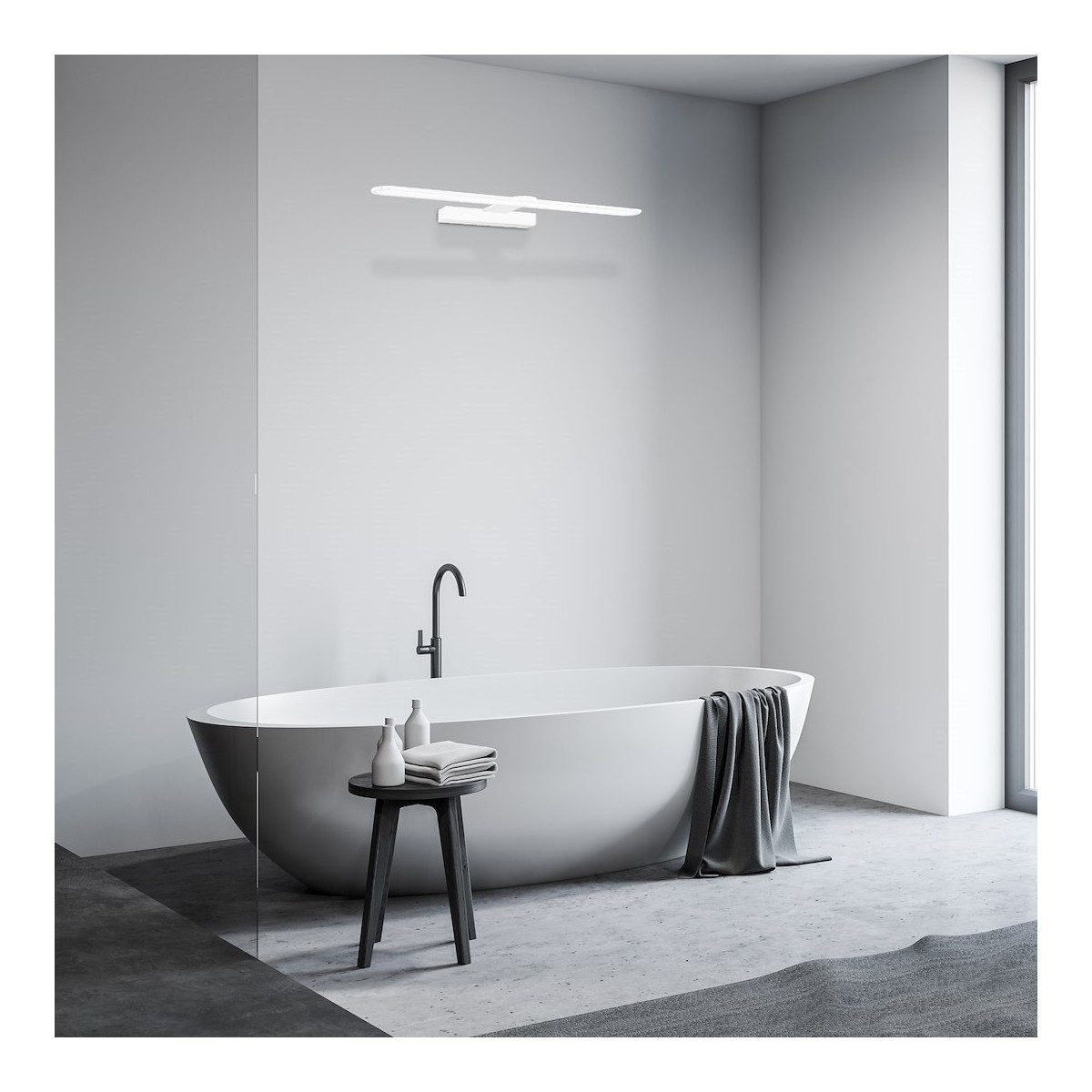 MiLagro Kinkiet Splash 40cm 8W LED Biały ML5617