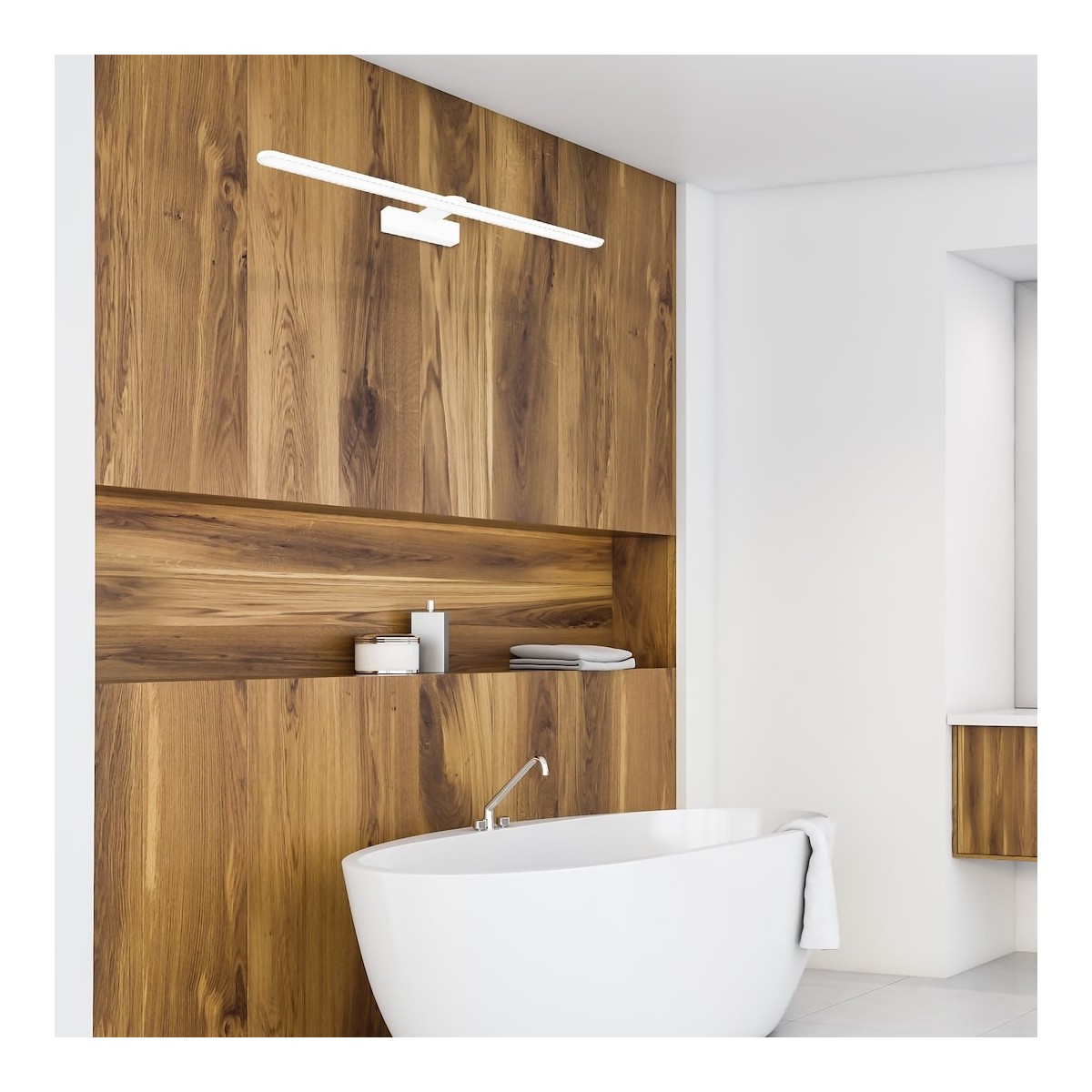 MiLagro Kinkiet Splash 60cm 12W LED Biały ML5618