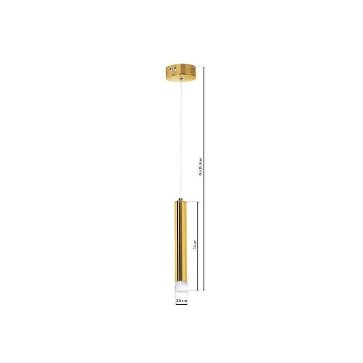 MiLagro GOLDIE 5W LED ML5713 eleganckie oświetlenie