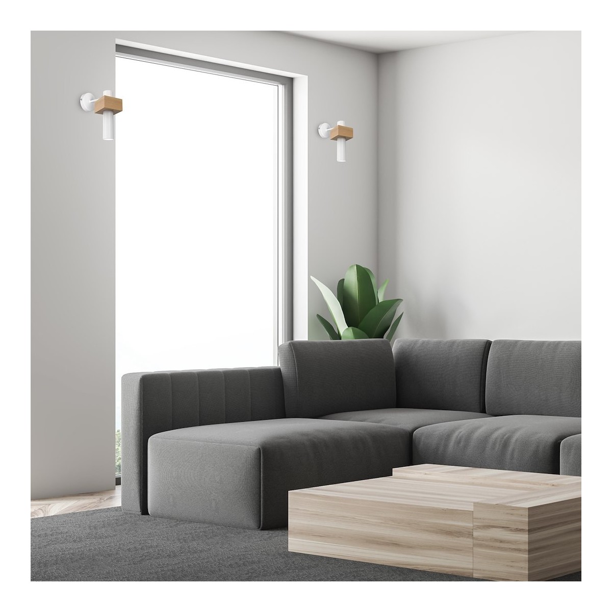 MiLagro Kinkiet West 1xGU10 Biały MLP5499