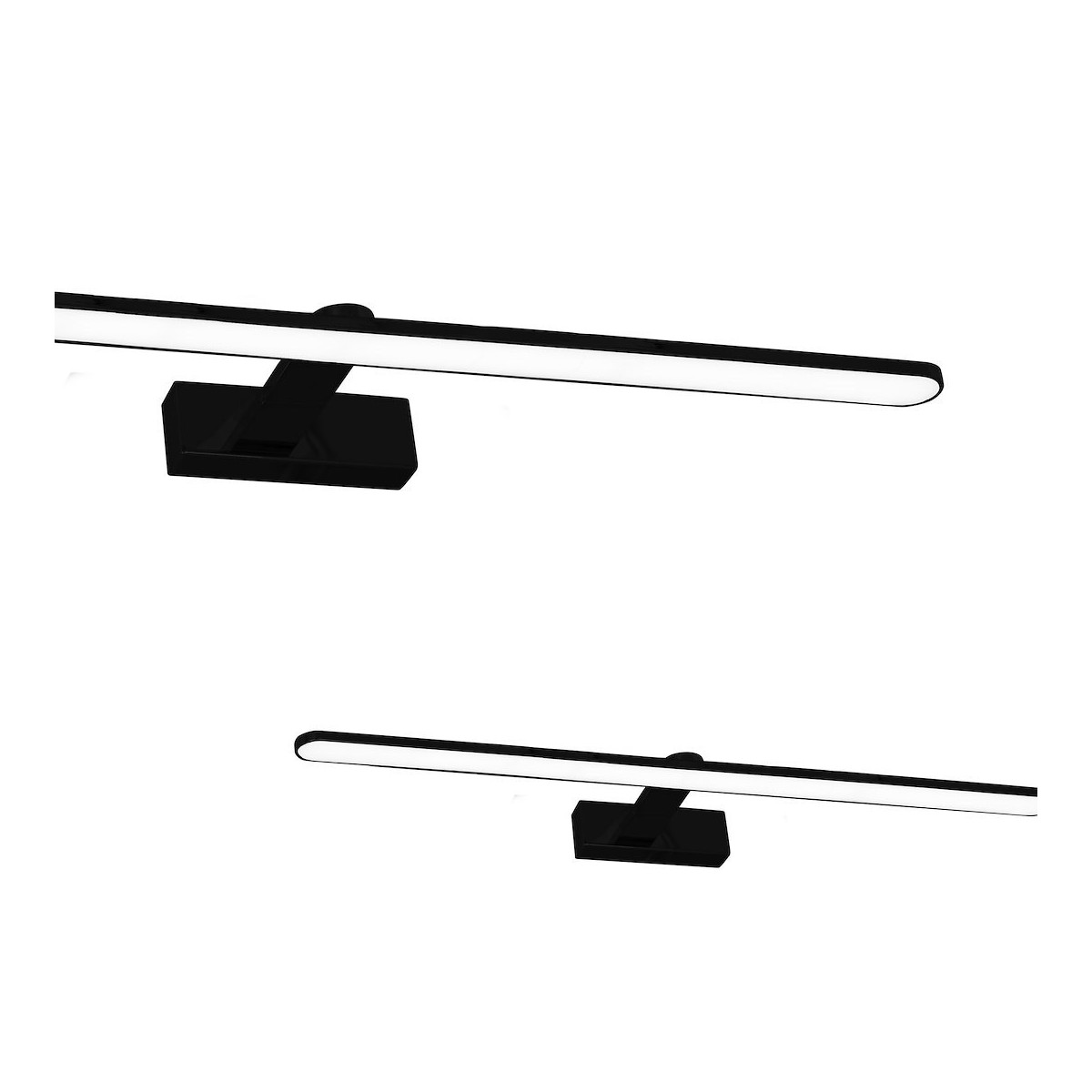 MiLagro Kinkiet SPLASH BLACK 80cm 16W LED ML5723