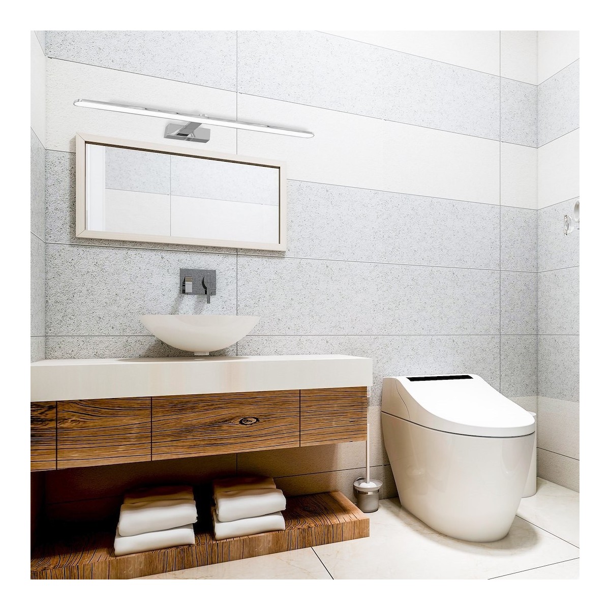 MiLagro Kinkiet SPLASH CHROME 100cm 21W LED ML5724