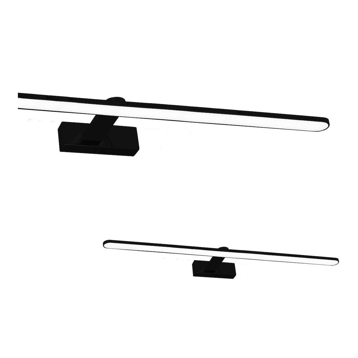 MiLagro Kinkiet SPLASH BLACK 100cm 21W LED ML5725