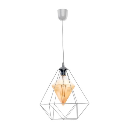 MiLagro Lampa wisząca ALAMBRE GREY 1xE27 4W żarówka w zestawie MLP4132