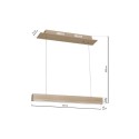MiLagro Lampa Wisząca TIMBER 12W LED MLP567