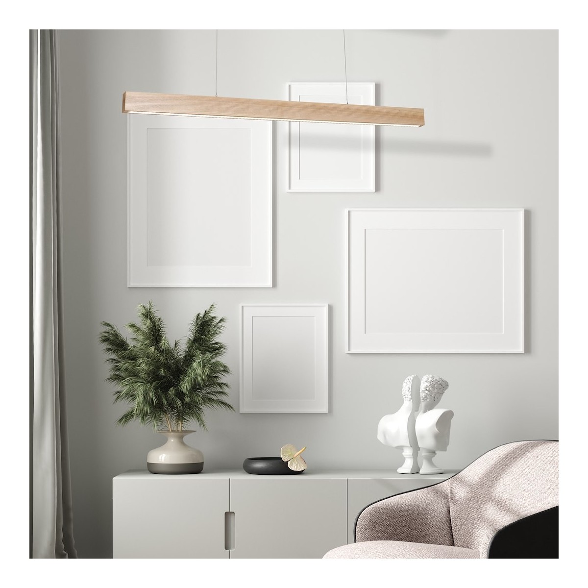 MiLagro TIMBER 18W LED efektowne oświetlenie