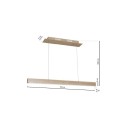 MiLagro Lampa Wisząca TIMBER 18W LED MLP568