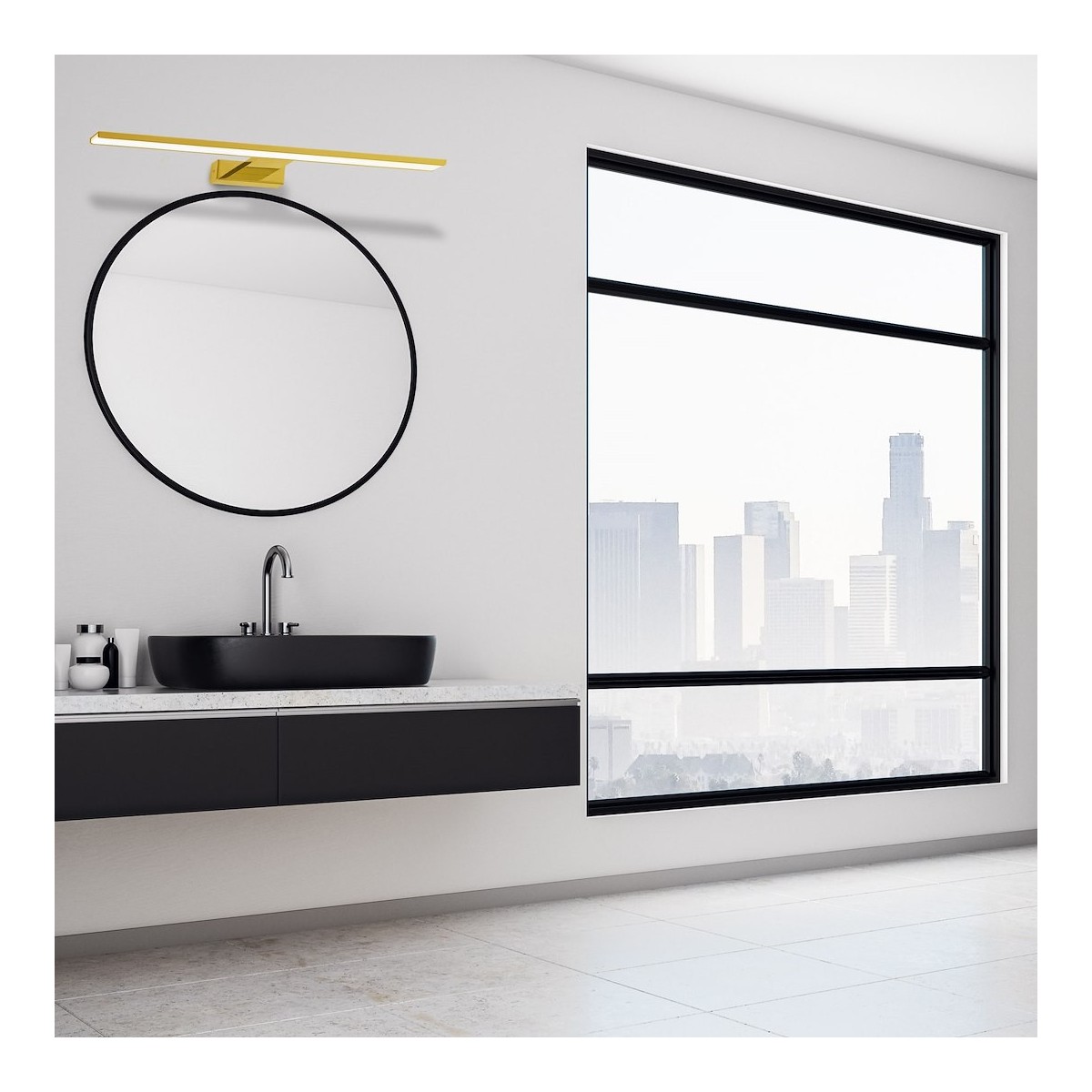 MiLagro Kinkiet SHINE GOLD 60cm 13,8W LED ML5734