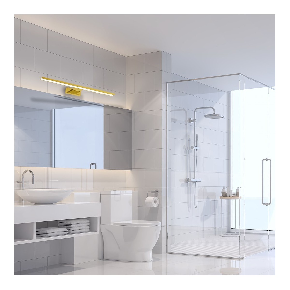 MiLagro Kinkiet SHINE GOLD 60cm 13,8W LED ML5734