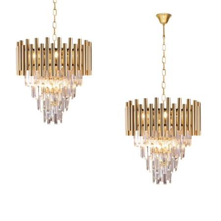 MiLagro MADISON GOLD 9xE14 wyjątkowe oświetlenie