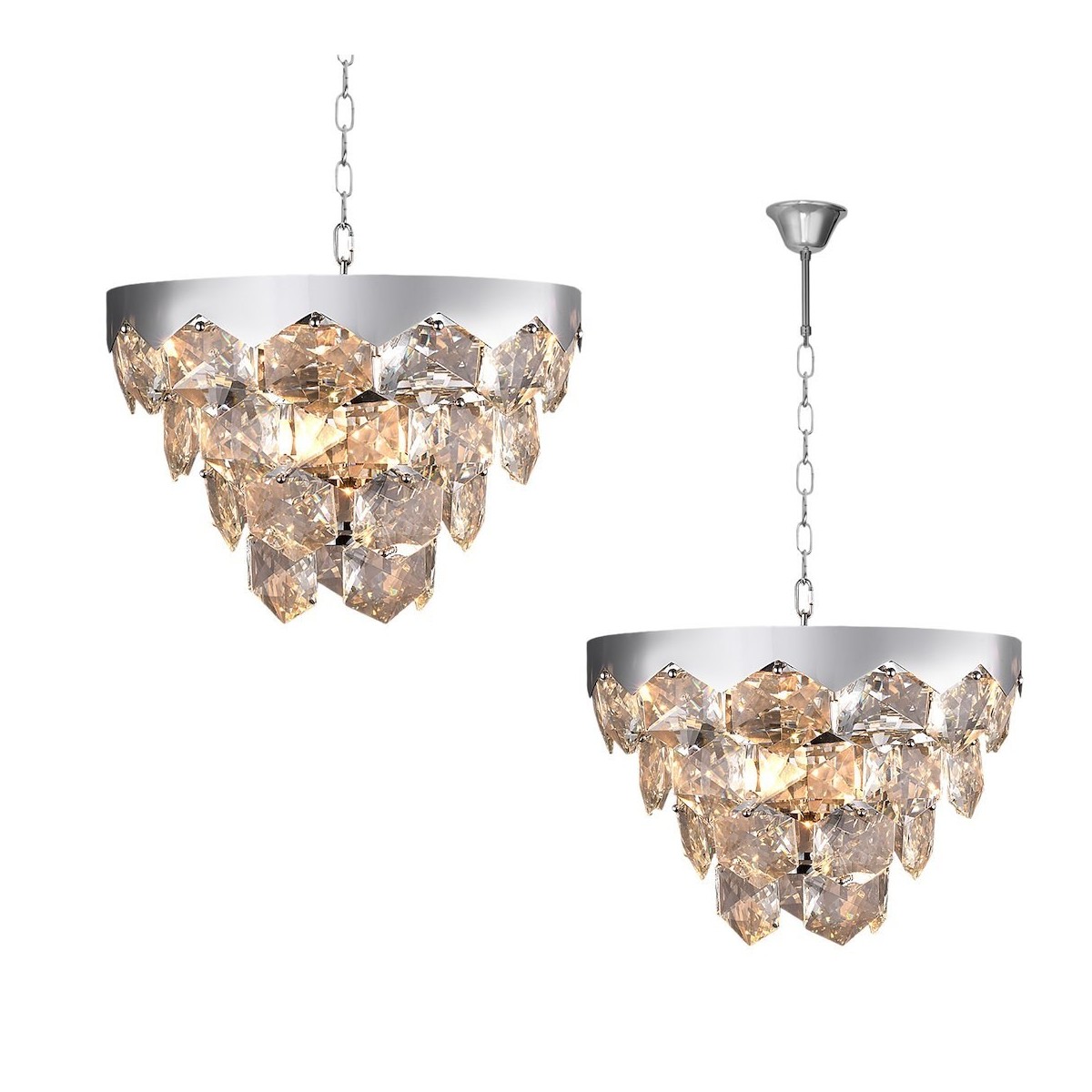 MiLagro Żyrandol GRACE CHROME 6xE14 ML5993