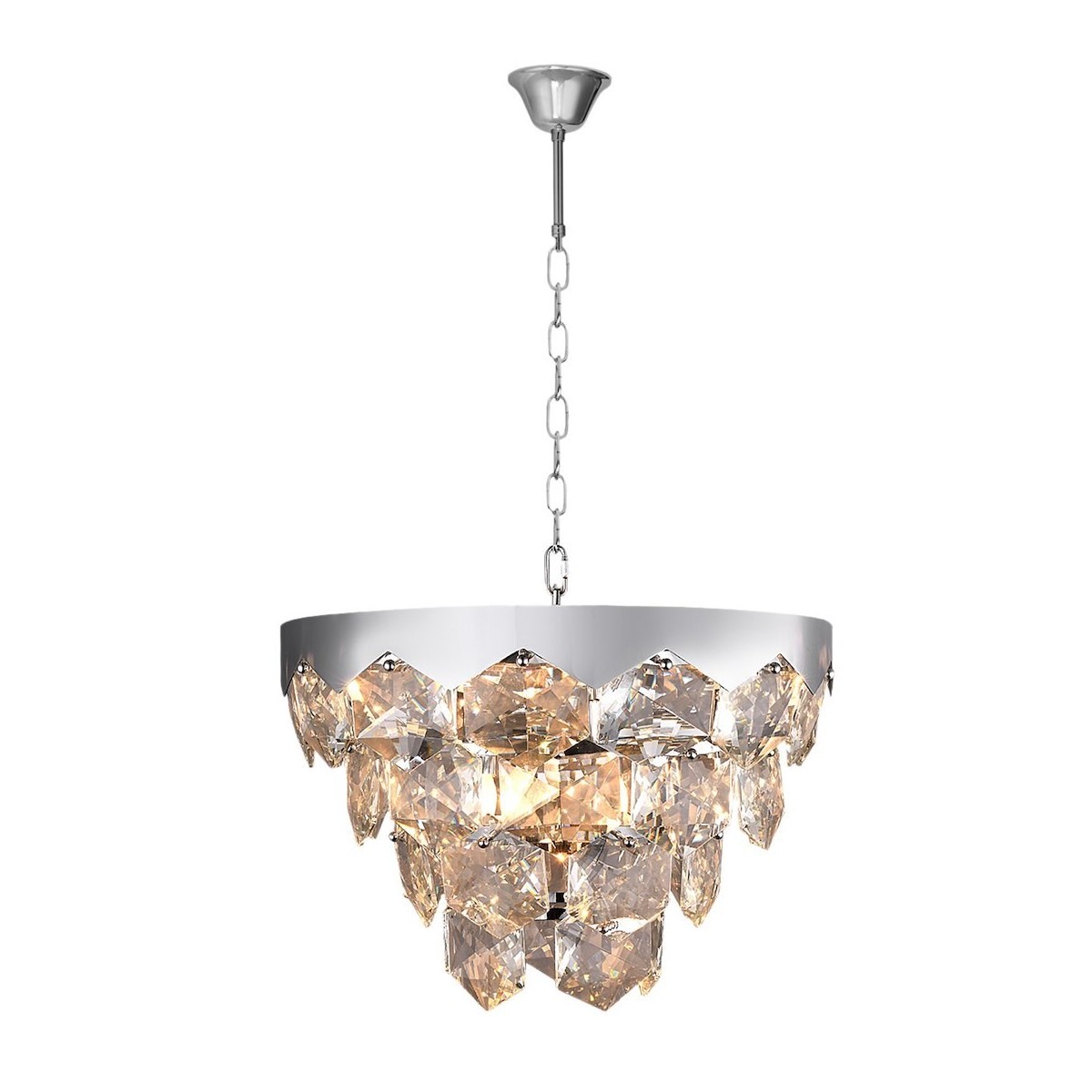 MiLagro GRACE CHROME 6xE14 unikalne oświetlenie