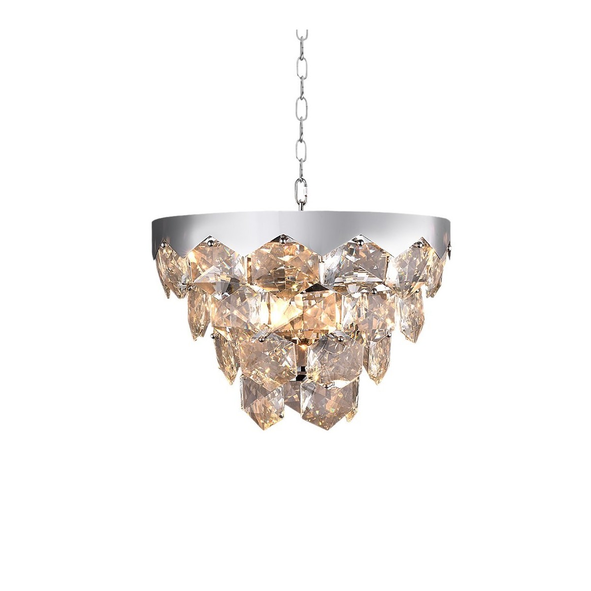MiLagro GRACE CHROME 6xE14 unikalne oświetlenie