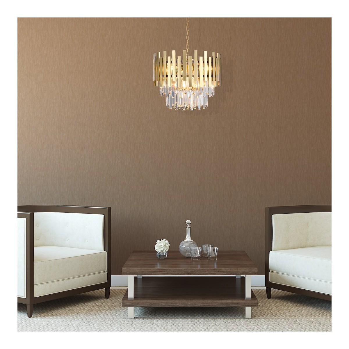 MiLagro Żyrandol ASPEN GOLD 6xE14 ML5999
