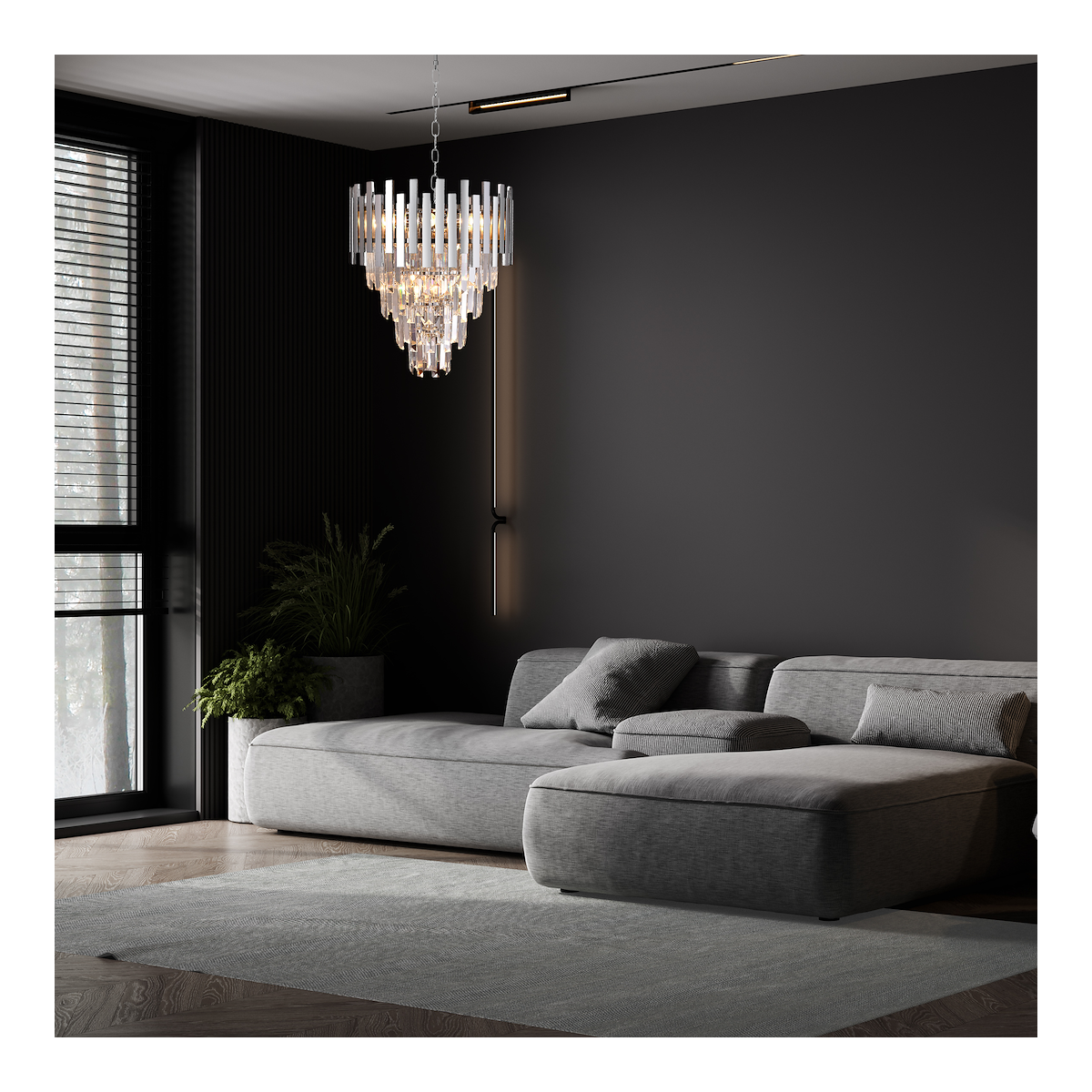 MiLagro ASPEN II CHROME ekskluzywne oświetlenie
