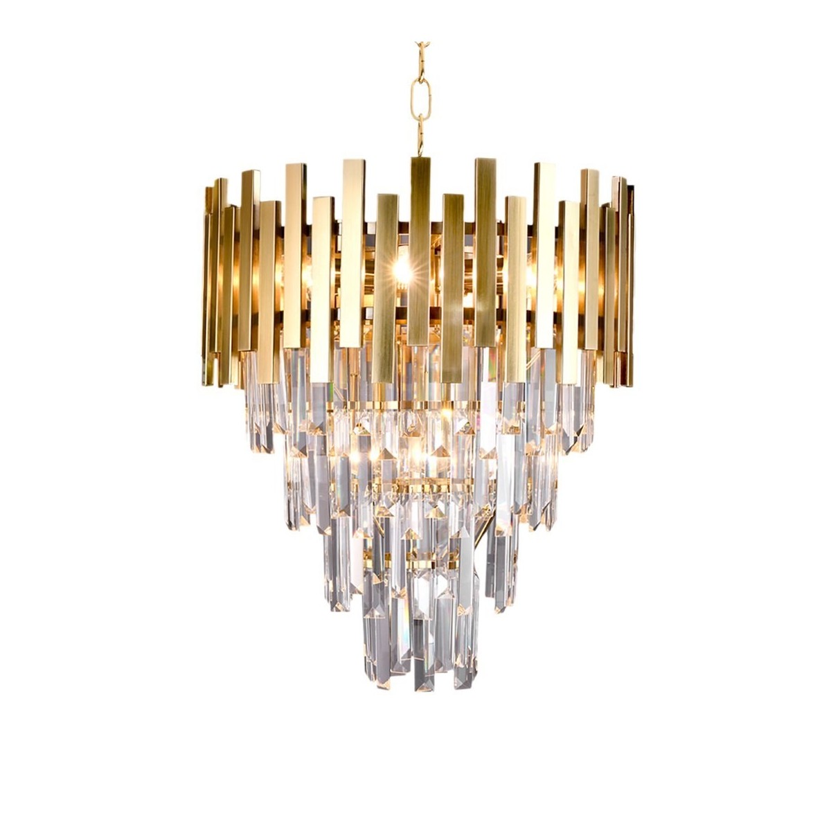 MiLagro Żyrandol ASPEN II GOLD 9xE14 ML6000