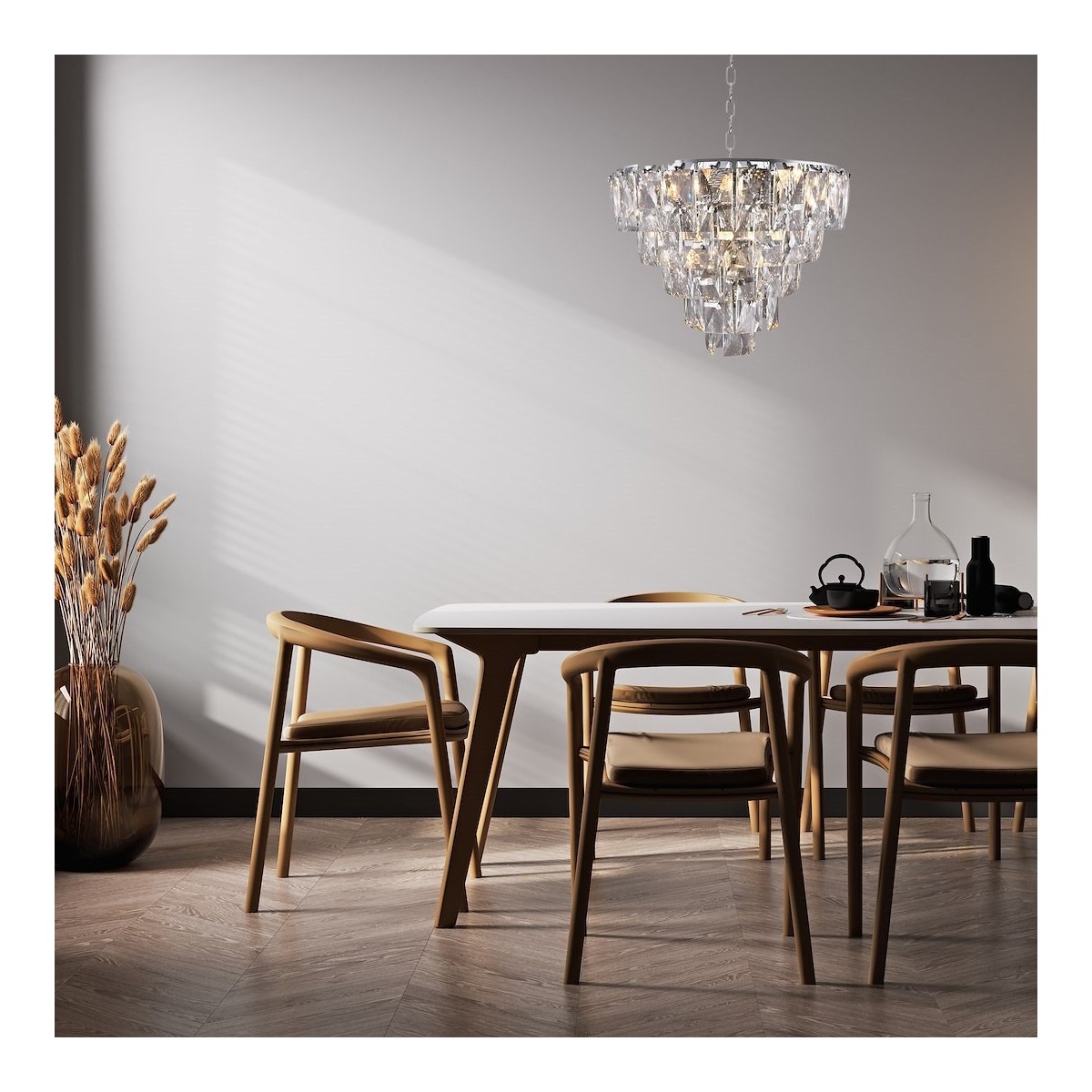 MiLagro Żyrandol CHELSEA CHROME 6xE14 ML6001