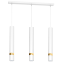 MiLagro Lampa wisząca Joker 3xGU10 Biały/Złoty MLP6082