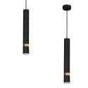MiLagro Lampa wisząca JOKER BLACK/GOLD 1xGU10 MLP6079