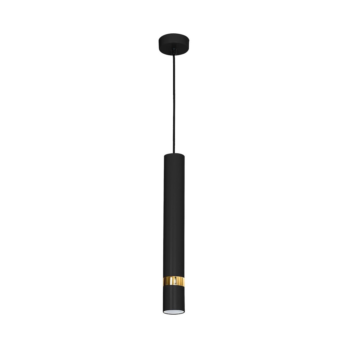 MiLagro Lampa wisząca JOKER BLACK/GOLD 1xGU10 MLP6079