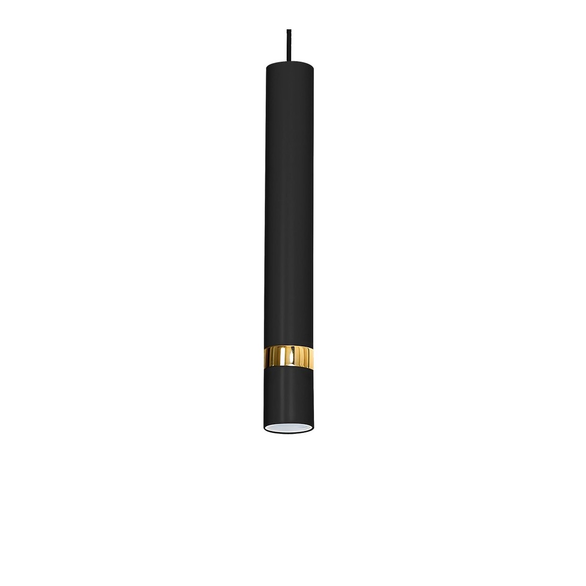 MiLagro Lampa wisząca JOKER BLACK/GOLD 1xGU10 MLP6079