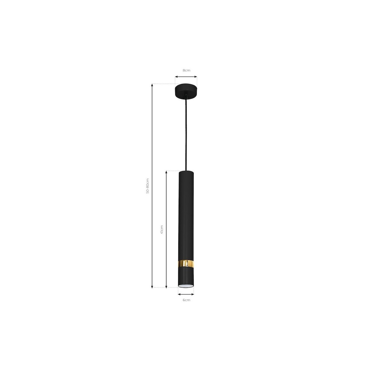 MiLagro JOKER BLACK GOLD 1xGU10 klimatyczne oświetlenie