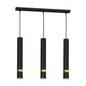 MiLagro Lampa wisząca JOKER BLACK/GOLD 3xGU10 MLP6080