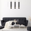MiLagro Lampa wisząca JOKER BLACK/GOLD 3xGU10 MLP6080