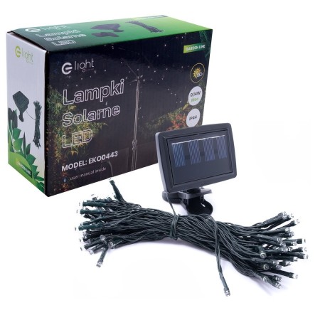Lampa solarna pod parasol stylowe oświetlenie