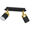 MiLagro JOKER BLACK GOLD 2xGU10 stylowe lampy sufitowe